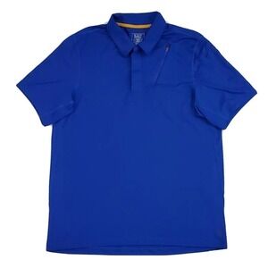 5.11 Tactical Polo Shirt Mens Medium Blue Short Sleeve‎ Performance Workwear MTX